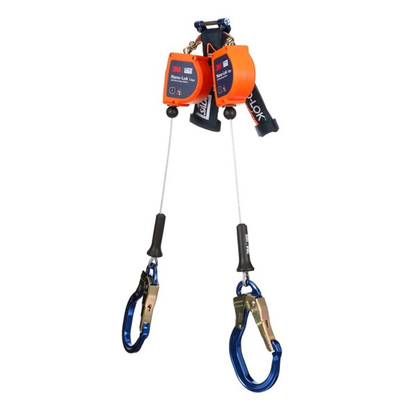 ANTICAIDAS AUTO RETRACTIL NANO EDGE 8'' TWIN ANSI - Imagen 2